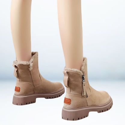 Maren | Botas de Media Caña Forradas de Invierno - StilfulltWomen's shoesCaqui35Maren | Botas de Media Caña Forradas de Invierno