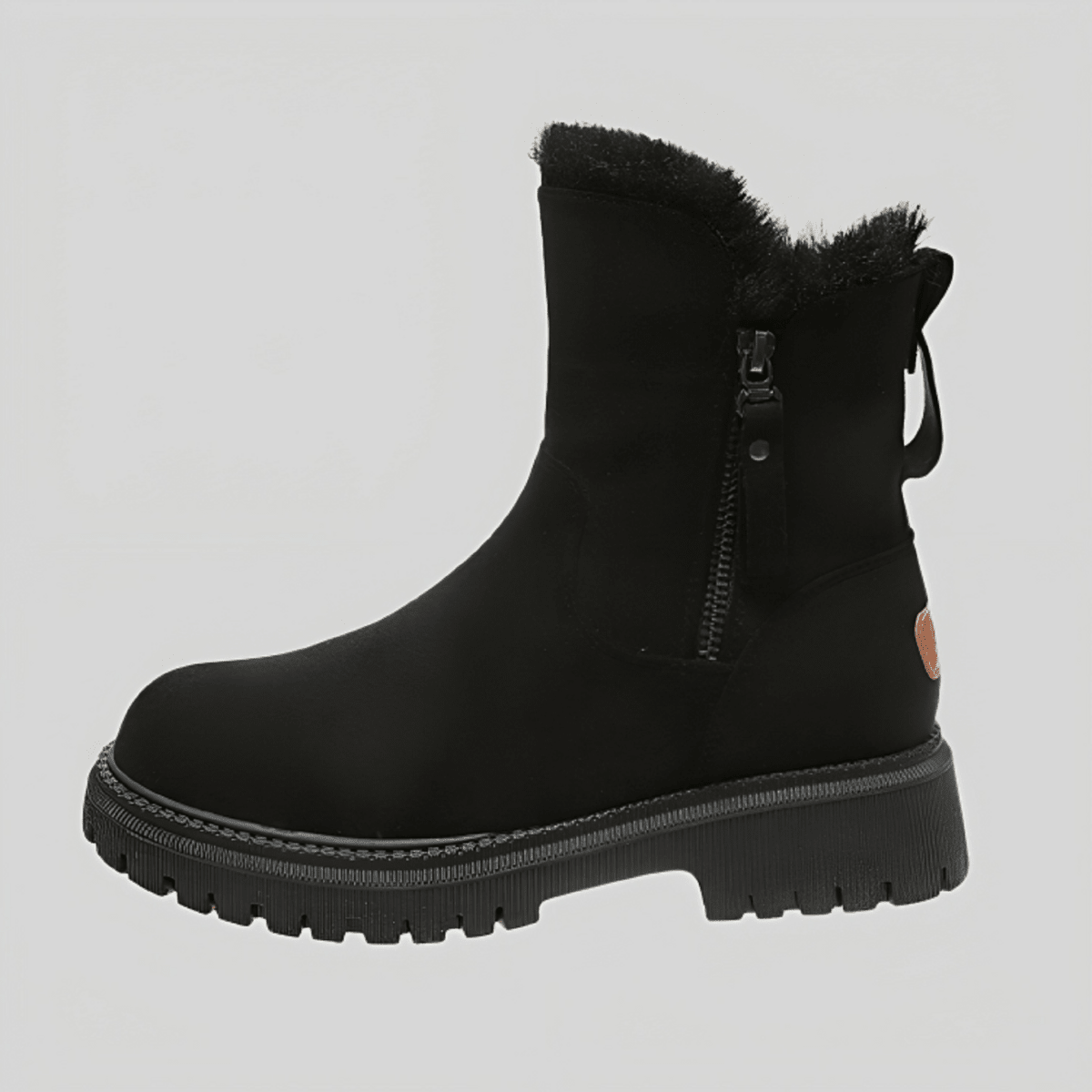 Maren | Botas de Media Caña Forradas de Invierno - StilfulltWomen's shoesCaqui35Maren | Botas de Media Caña Forradas de Invierno