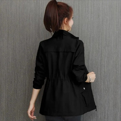 Maren | Chaqueta Ligera Ajustable de Primavera - StilfulltWomen's jacketsDWOD5-KL184007NegroMMaren | Chaqueta Ligera Ajustable de Primavera