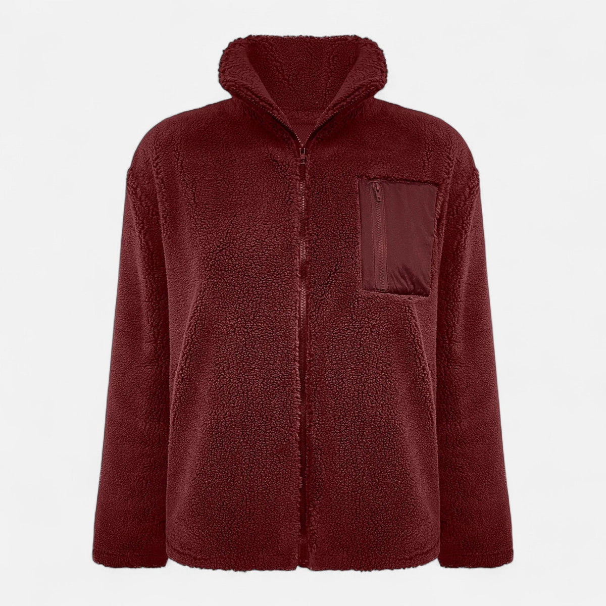 Maren | Chaqueta Teddy Mullida con Capucha - StilfulltWomen's jacketsGrisSMaren | Chaqueta Teddy Mullida con Capucha