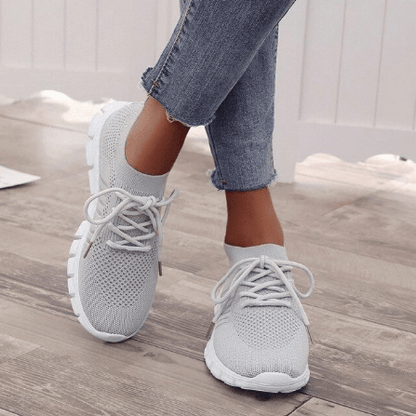 Maren | Zapatillas Deportivas Transpirables de Malla - StilfulltWomen's shoesORTHOPEDIS-GRIJS-7CNWGris35Maren | Zapatillas Deportivas Transpirables de Malla