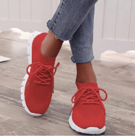 Maren | Zapatillas Deportivas Transpirables de Malla - StilfulltWomen's shoesORTHOPEDIS-ROOD3-Q3HHRojo35Maren | Zapatillas Deportivas Transpirables de Malla