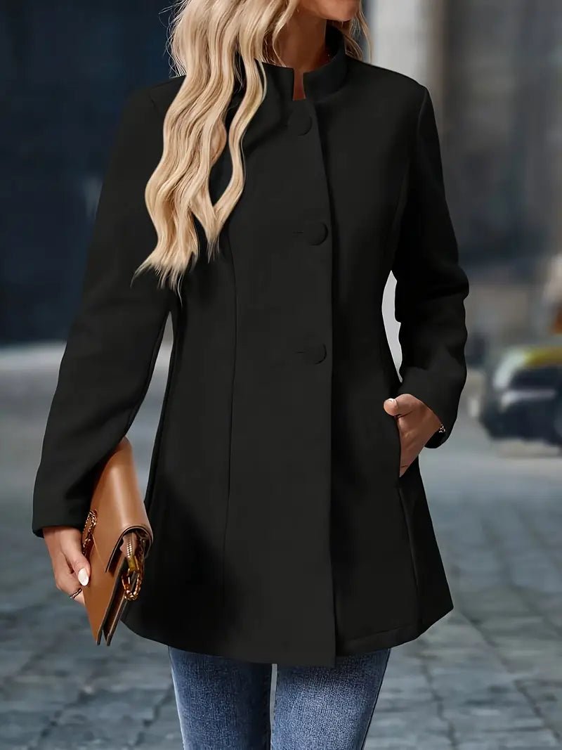 Margaux | Chaqueta Entallada de Cuello Mao - StilfulltWomen's jacketsCaquiSMargaux | Chaqueta Entallada de Cuello Mao