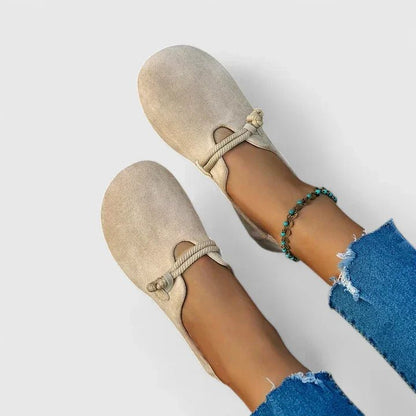 Marlow | Mocasines de Ante con Cordón Trenzado - StilfulltWomen's shoesNegro36.5Marlow | Mocasines de Ante con Cordón Trenzado
