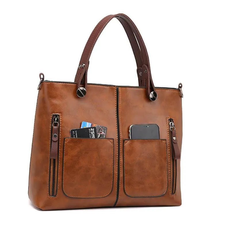 Marlowe | Bolso de Hombro con Bolsillos Frontales - StilfulltWomen's handbagsGN577003GrisMarlowe | Bolso de Hombro con Bolsillos Frontales