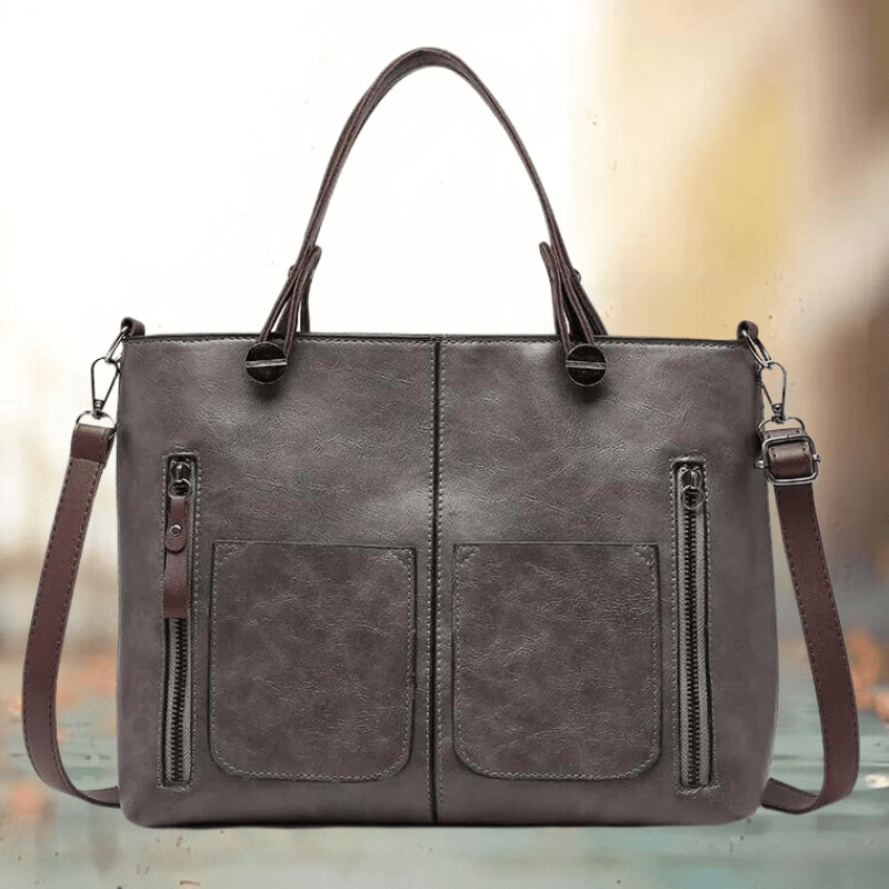 Marlowe | Bolso de Hombro con Bolsillos Frontales - StilfulltWomen's handbagsGN577003GrisMarlowe | Bolso de Hombro con Bolsillos Frontales