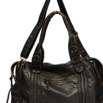 Mirella | Bolso de Hombro Amplio de Mujer con Cremallera - StilfulltWomen's handbagsVIVA406151MODANegroMirella | Bolso de Hombro Amplio de Mujer con Cremallera
