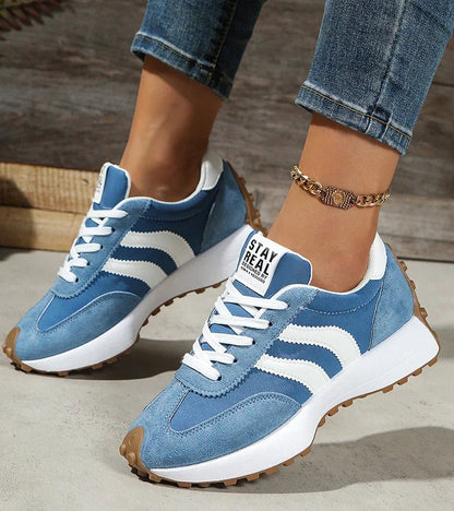 Nerea | Zapatillas Retro Acolchadas con Plataforma - StilfulltWomen's shoesG202601418242-46Azul36Nerea | Zapatillas Retro Acolchadas con Plataforma