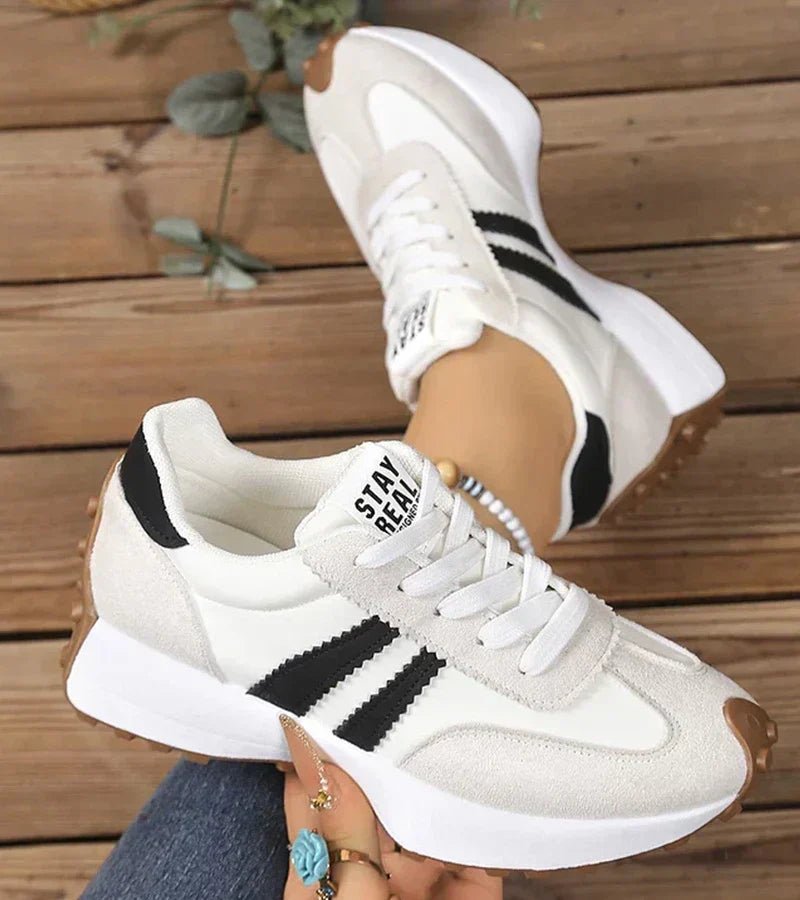 Nerea | Zapatillas Retro Acolchadas con Plataforma - StilfulltWomen's shoesG202601418242-6Blanco36Nerea | Zapatillas Retro Acolchadas con Plataforma