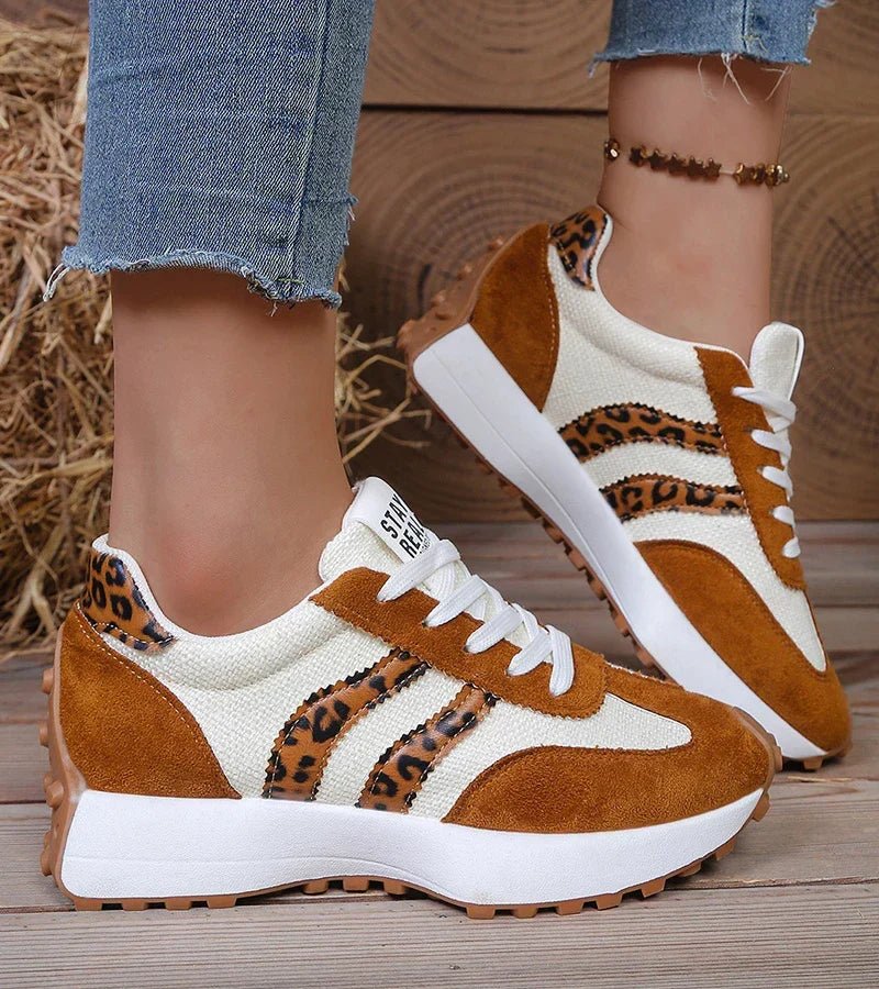 Nerea | Zapatillas Retro Acolchadas con Plataforma - StilfulltWomen's shoesG202601418242-62Leopardo beige36Nerea | Zapatillas Retro Acolchadas con Plataforma