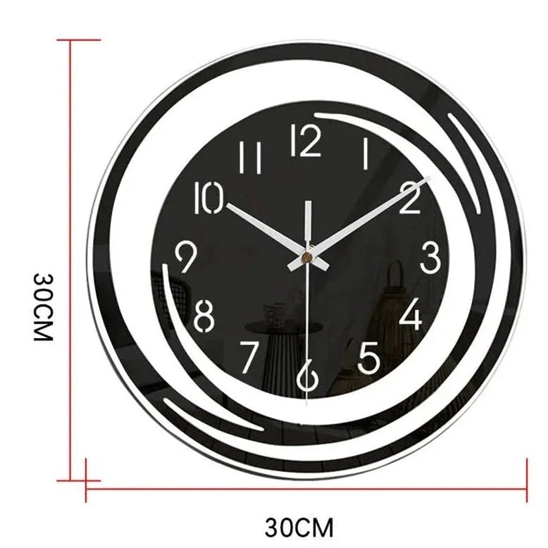 Noctis | Reloj de Pared Silencioso Moderno - StilfulltClocksW6VK39ASNoctis | Reloj de Pared Silencioso Moderno