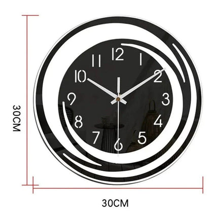 Noctis | Reloj de Pared Silencioso Moderno - StilfulltClocksW6VK39ASNoctis | Reloj de Pared Silencioso Moderno
