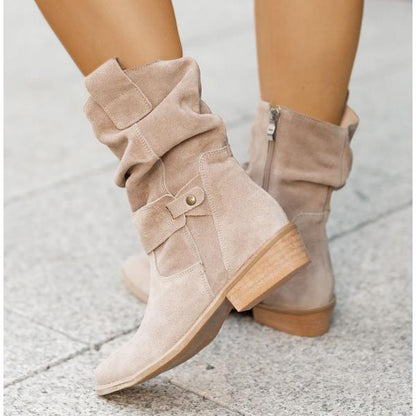 Noemí | Botas Slouchy de Efecto Ante - StilfulltWomen's shoesBeige ante35Noemí | Botas Slouchy de Efecto Ante