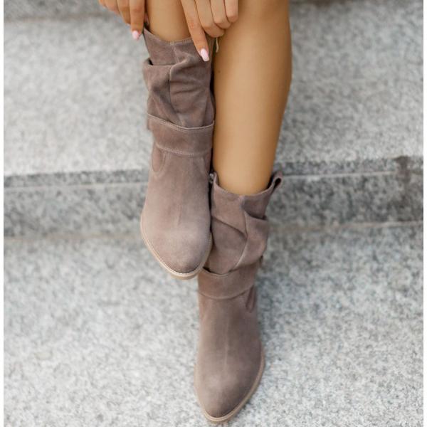 Noemí | Botas Slouchy de Efecto Ante - StilfulltWomen's shoesNegro Manhattan35Noemí | Botas Slouchy de Efecto Ante