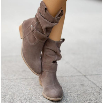 Noemí | Botas Slouchy de Efecto Ante - StilfulltWomen's shoesNegro Manhattan35Noemí | Botas Slouchy de Efecto Ante