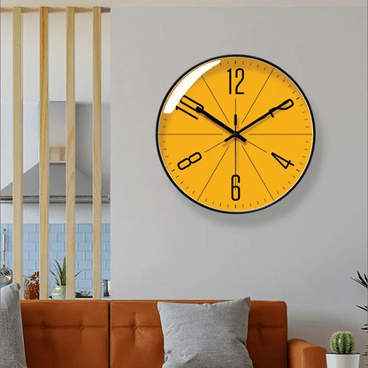 Nordvik | Reloj de Pared Silencioso y Minimalista - StilfulltClocksMarcia-black-frame-white-dial-30cmMarco negro con esfera blancaNordvik | Reloj de Pared Silencioso y Minimalista