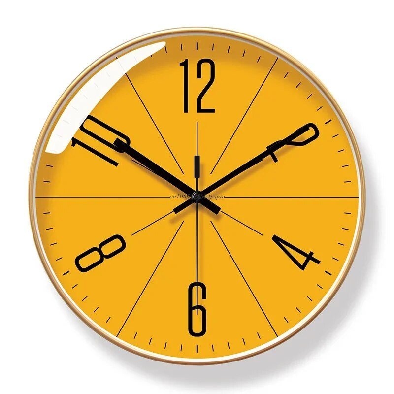 Nordvik | Reloj de Pared Silencioso y Minimalista - StilfulltClocksMarcia-black-frame-white-dial-30cmMarco negro con esfera blancaNordvik | Reloj de Pared Silencioso y Minimalista