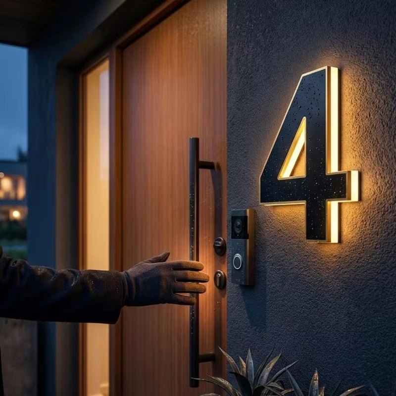 Numora | Número de Casa Solar con Luz LED Automática - StilfulltHome decorSKU_1781446962199_29DNumora | Número de Casa Solar con Luz LED Automática