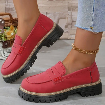 Odalys | Mocasines de Ante con Plataforma - StilfulltWomen's shoesLH10283066SLS36DAzul36Odalys | Mocasines de Ante con Plataforma