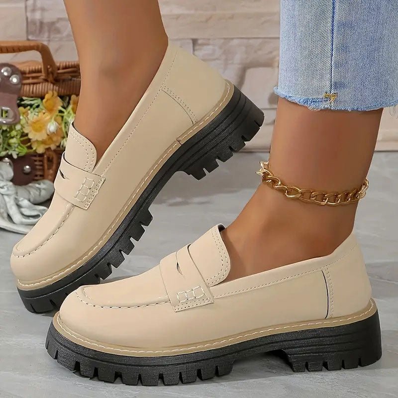 Odalys | Mocasines de Ante con Plataforma - StilfulltWomen's shoesLH10283066SLS36DAzul36Odalys | Mocasines de Ante con Plataforma
