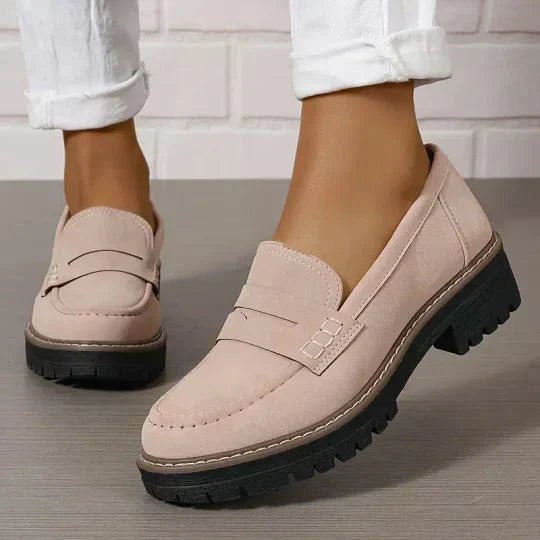 Odalys | Mocasines de Ante con Plataforma - StilfulltWomen's shoesLH10283066FEN36DRosa36Odalys | Mocasines de Ante con Plataforma