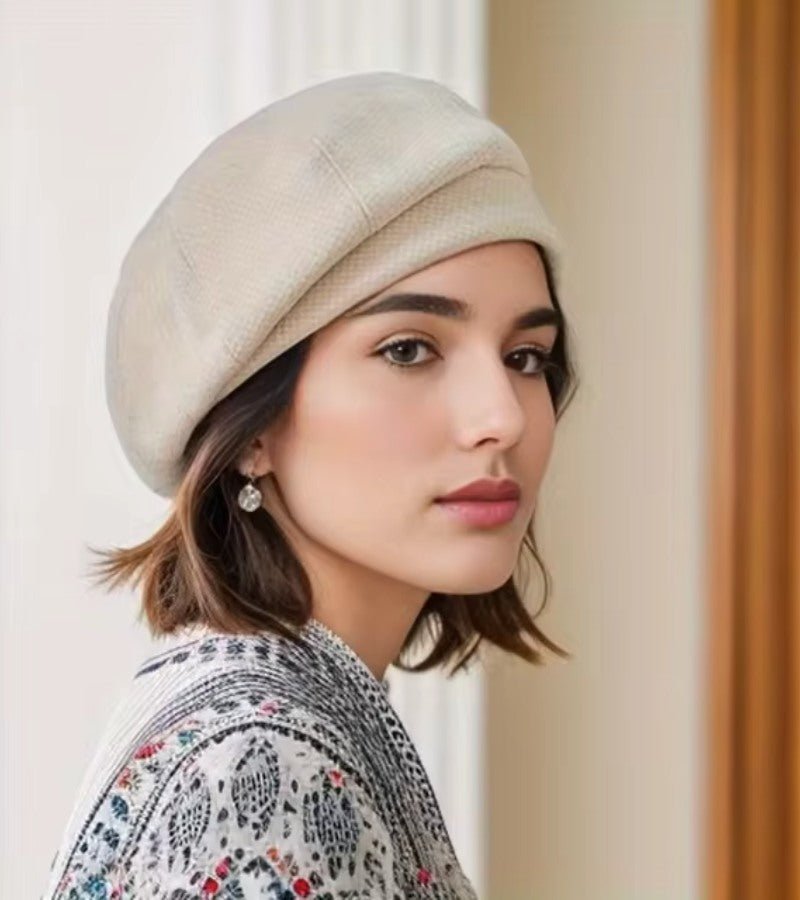 Ondine | Boina Parisina Suave y Ligera - StilfulltWomen's hatsP0175 - Cream WhiteBlanco cremaTalla únicaOndine | Boina Parisina Suave y Ligera