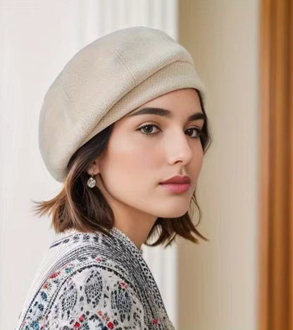 Ondine | Boina Parisina Suave y Ligera - StilfulltWomen's hatsP0175 - Cream WhiteBlanco cremaTalla únicaOndine | Boina Parisina Suave y Ligera