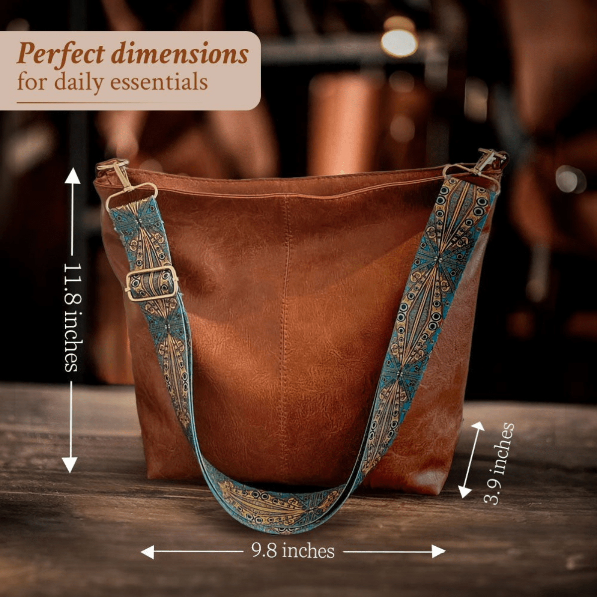 Ondine | Bolso de Hombro Amplio y Vintage - StilfulltWomen's handbagsNegroOndine | Bolso de Hombro Amplio y Vintage