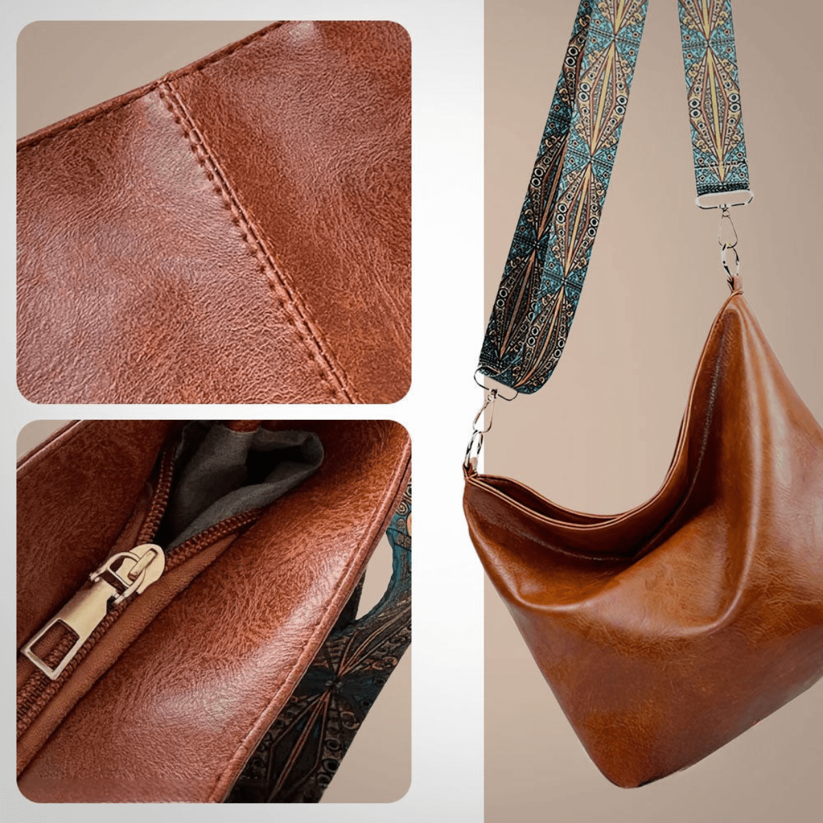 Ondine | Bolso de Hombro Amplio y Vintage - StilfulltWomen's handbagsNegroOndine | Bolso de Hombro Amplio y Vintage