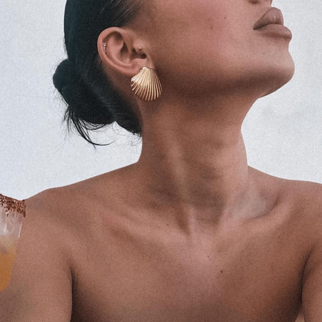 Ondine | Pendientes de Botón de Concha Marinads - StilfulltWomen's jewelryPlateadoOndine | Pendientes de Botón de Concha Marinads