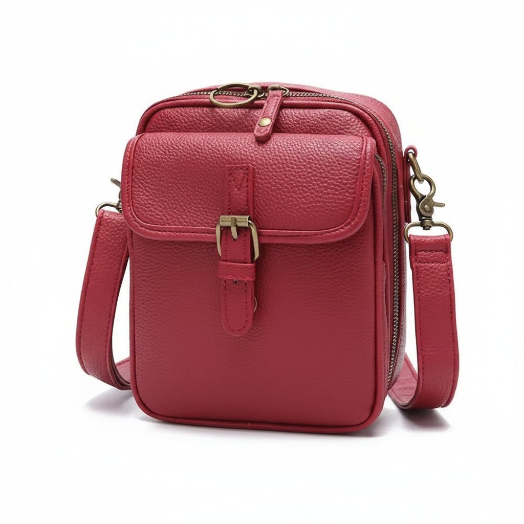Ottilie | Bolso Bandolera Compacto con Hebilla - StilfulltWomen's handbagsSKU_1783774414658_773RojoOttilie | Bolso Bandolera Compacto con Hebilla