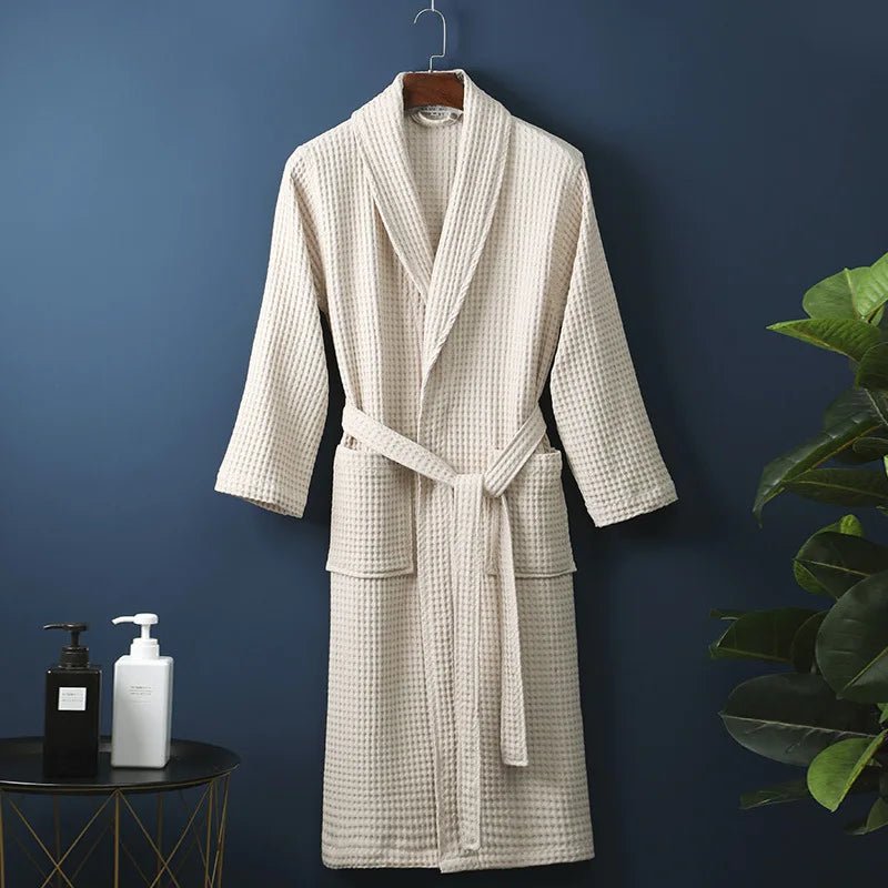 Quinn | Albornoz Kimono Ligero de Gofre - StilfulltWomen's sleepwearADEMENDEKA-GEELV-7ZD6AmarilloMujeres MQuinn | Albornoz Kimono Ligero de Gofre