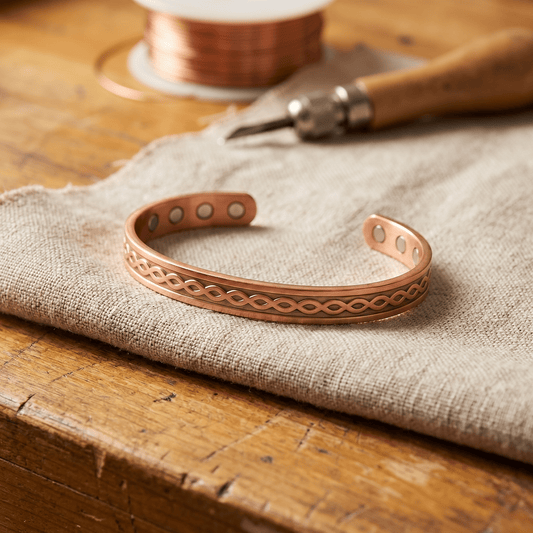 Ravenna | Brazalete de Cobre Grabado y Ajustable - StilfulltWomen's jewelryRavenna | Brazalete de Cobre Grabado y Ajustable