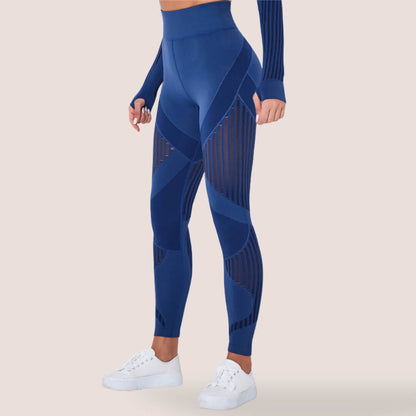 Reagan | Leggings Sin Costuras de Talle Alto - StilfulltWomen's pantsKK734001AzulXSReagan | Leggings Sin Costuras de Talle Alto