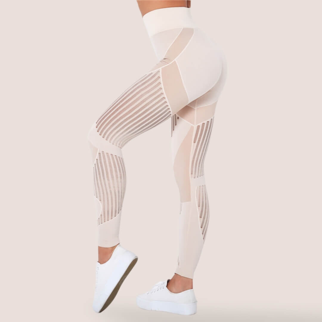 Reagan | Leggings Sin Costuras de Talle Alto - StilfulltWomen's pantsKK734021CremaXSReagan | Leggings Sin Costuras de Talle Alto
