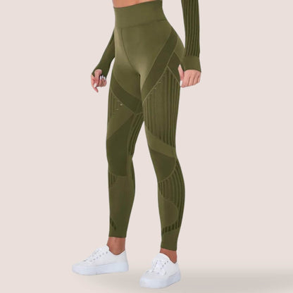 Reagan | Leggings Sin Costuras de Talle Alto - StilfulltWomen's pantsKK734025VerdeXSReagan | Leggings Sin Costuras de Talle Alto