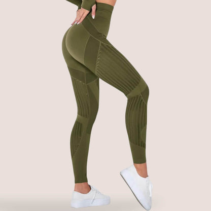 Reagan | Leggings Sin Costuras de Talle Alto - StilfulltWomen's pantsKK734025VerdeXSReagan | Leggings Sin Costuras de Talle Alto