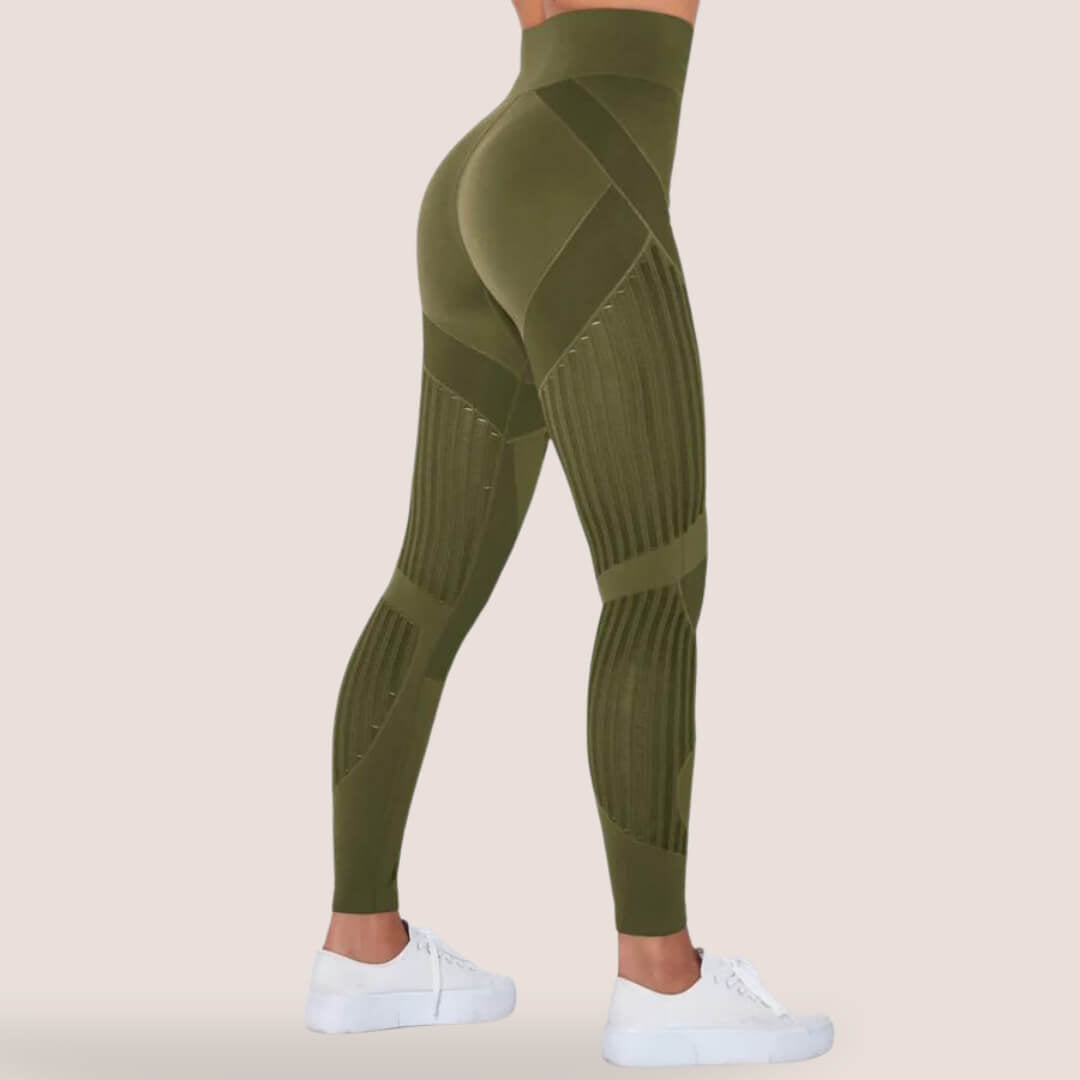 Reagan | Leggings Sin Costuras de Talle Alto - StilfulltWomen's pantsKK734025VerdeXSReagan | Leggings Sin Costuras de Talle Alto