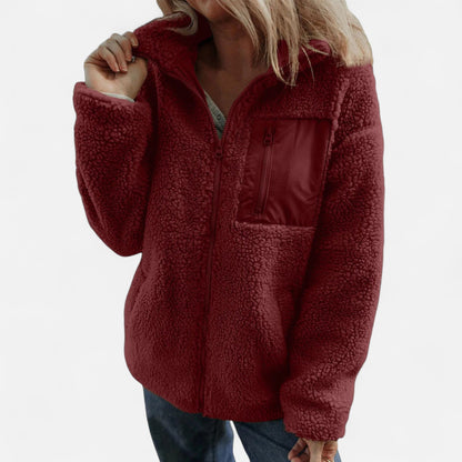 Maren | Chaqueta Teddy Mullida con Capucha
