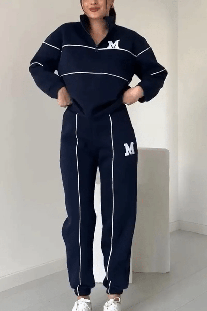 Renata | Conjunto Deportivo de Media Cremallera - StilfulltWomen's outfit setsP0235 - VarmDragt - Gray S - 1 pcLichtbruinSRenata | Conjunto Deportivo de Media Cremallera