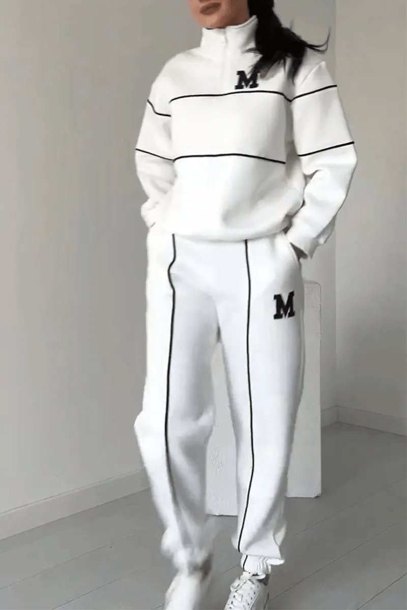Renata | Conjunto Deportivo de Media Cremallera - StilfulltWomen's outfit setsP0235 - VarmDragt - Gray S - 1 pcLichtbruinSRenata | Conjunto Deportivo de Media Cremallera
