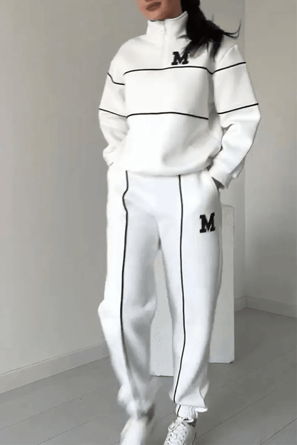 Renata | Conjunto Deportivo de Media Cremallera - StilfulltWomen's outfit setsP0235 - VarmDragt - Gray S - 1 pcLichtbruinSRenata | Conjunto Deportivo de Media Cremallera