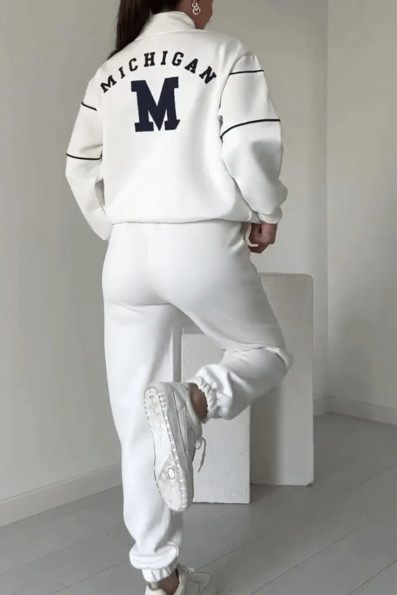 Renata | Conjunto Deportivo de Media Cremallera - StilfulltWomen's outfit setsP0235 - VarmDragt - Gray S - 1 pcLichtbruinSRenata | Conjunto Deportivo de Media Cremallera