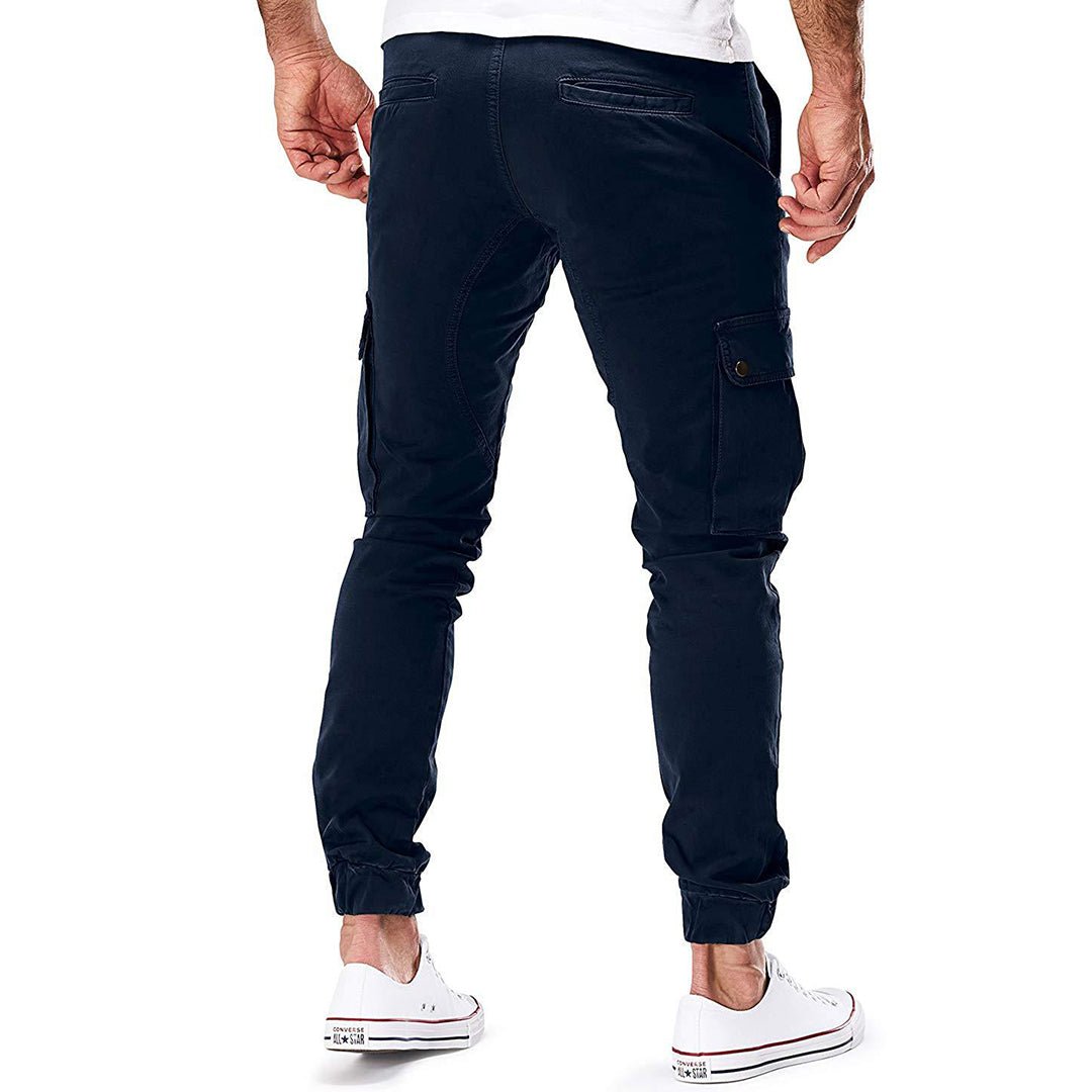 Rhett | Pantalón Cargo Jogger con Puño Elástico - StilfulltMen's pantsEQ4EDWI8NegroSRhett | Pantalón Cargo Jogger con Puño Elástico