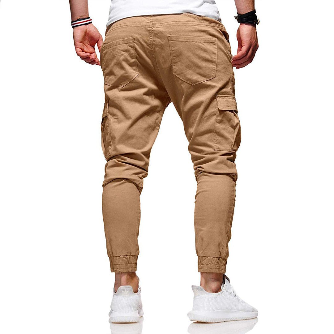 Rhett | Pantalón Cargo Jogger con Puño Elástico - StilfulltMen's pantsEQ4EDWI8NegroSRhett | Pantalón Cargo Jogger con Puño Elástico