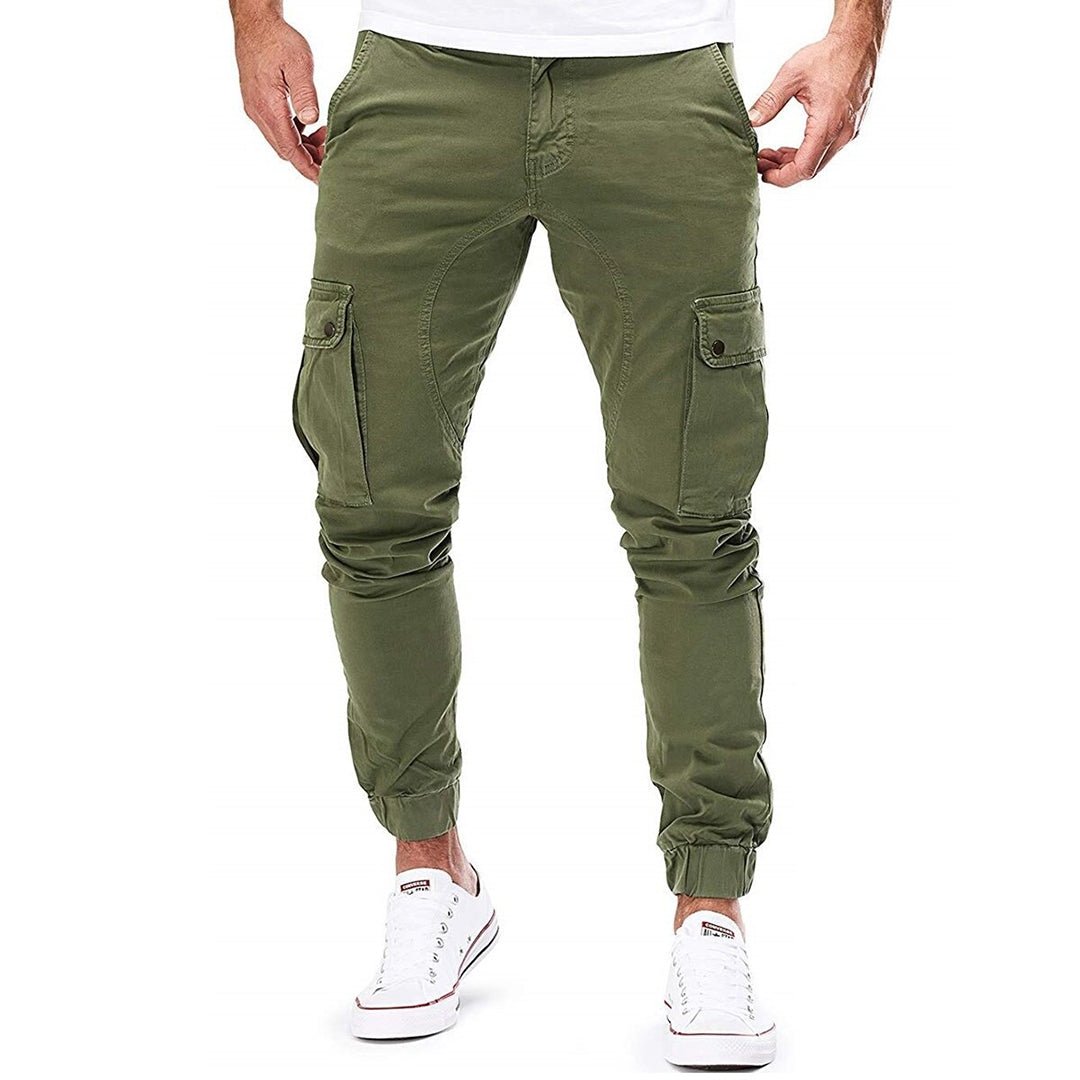 Rhett | Pantalón Cargo Jogger con Puño Elástico - StilfulltMen's pantsYPGRGXZOVerdeSRhett | Pantalón Cargo Jogger con Puño Elástico
