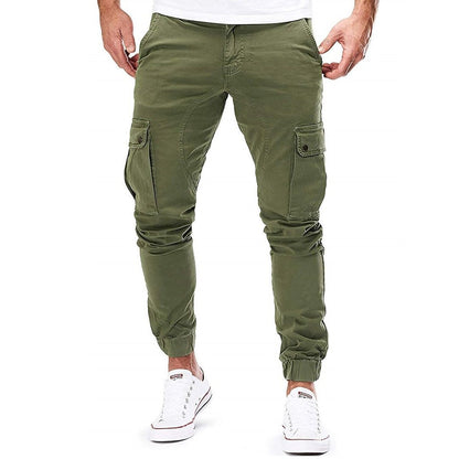 Rhett | Pantalón Cargo Jogger con Puño Elástico - StilfulltMen's pantsYPGRGXZOVerdeSRhett | Pantalón Cargo Jogger con Puño Elástico