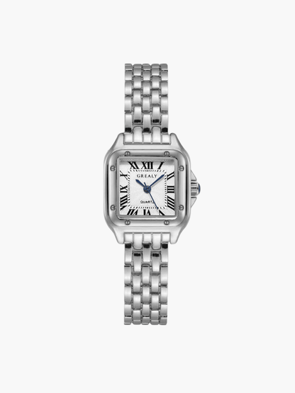 Rivelle | Reloj Cuadrado de Cuarzo con Brazalete Metálico - StilfulltWomen's jewelryPlateadoRivelle | Reloj Cuadrado de Cuarzo con Brazalete Metálico