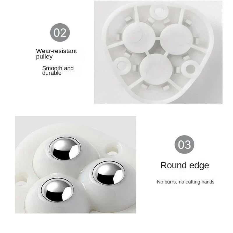 Rollvia | Ruedas Autoadhesivas Giratorias para Muebles (Pack de 4) - StilfulltSKU_1783541781367_7304 unidades BlancoRollvia | Ruedas Autoadhesivas Giratorias para Muebles (Pack de 4)