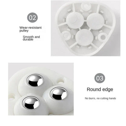 Rollvia | Ruedas Autoadhesivas Giratorias para Muebles (Pack de 4) - StilfulltSKU_1783541781367_7304 unidades BlancoRollvia | Ruedas Autoadhesivas Giratorias para Muebles (Pack de 4)